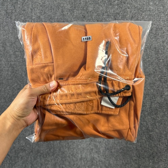 Nike Sportswear Orange Tech Fleece Tapered Joggers Mens Large #1165 - Picture 10 of 10